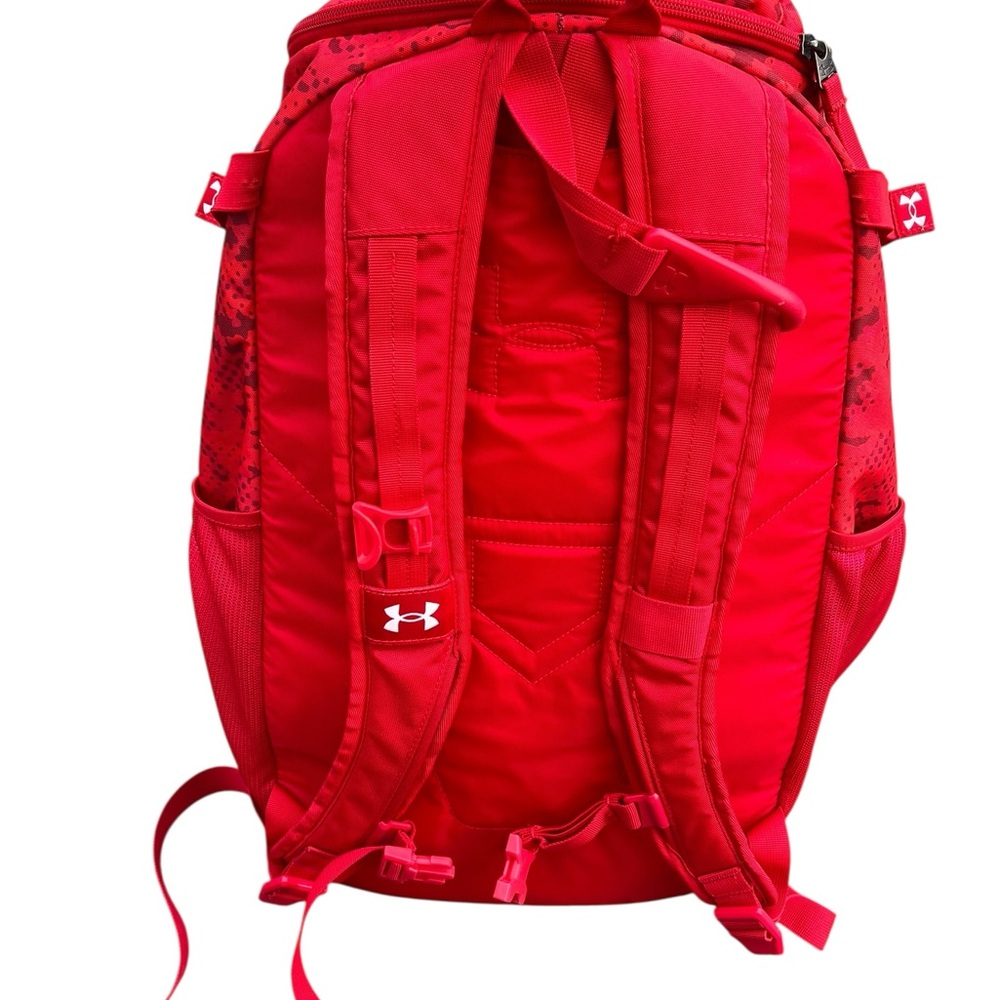 Under Armour Bold Red Men's Backpack - Picture 4 of 4